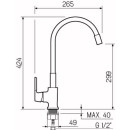 Смеситель для кухни РМС SL123BL-016F-1 (SL123BL-016F-1) 