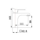 Смеситель для умывальника РМС SL137-001F (SL137-001F) 