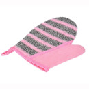 Мочалка "Женская" варежка, 18х22см, двусторонняя, 41463 (41463) 