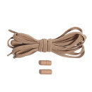 Шнурки с плоск сечением 6мм 100±5см (пара) эласт с эглетом беж пакет OT 9398409    (9398409) 