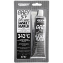 Герметик-прокладка силиконовый высокотемператуный RUNWAY (серый) 85г.