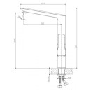Смеситель для кухни Rossinka Silvermix Z35-26U (Z35-26U) 