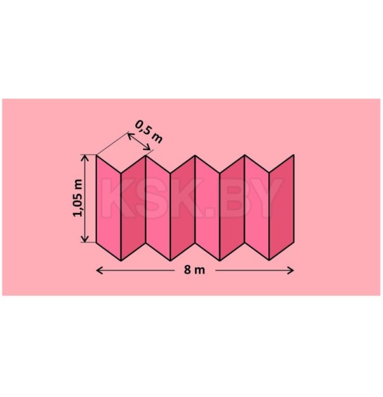 Подложка SOLID-ГАРМОШКА 1,8mm  (1050*500*1,8мм) уп=8,4м2