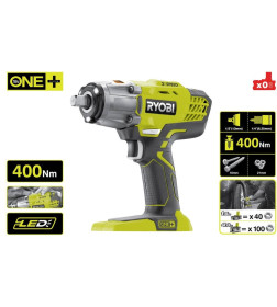 Гайковерт ударный аккумуляторный RYOBI R18IW3 ONE+