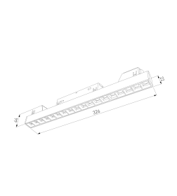 Светильник трековый 18W 3000K черный Slim Magnetic SL03 85006/01