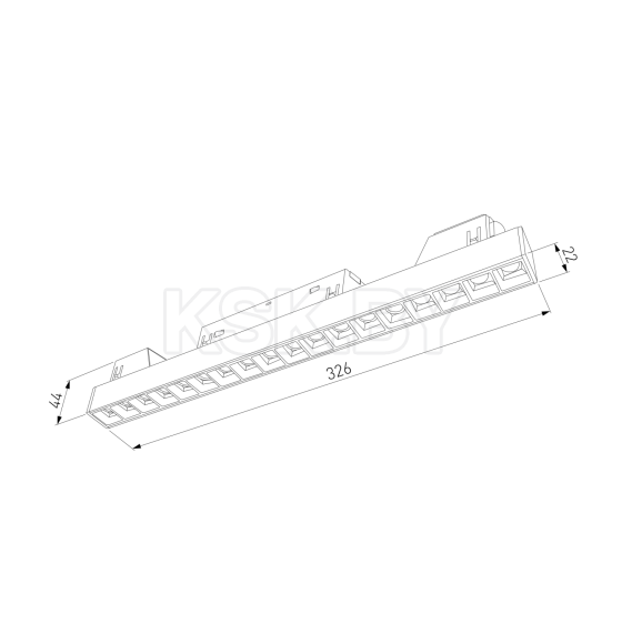 Светильник трековый 18W 3000K черный Slim Magnetic SL03 85006/01 (a067377) 