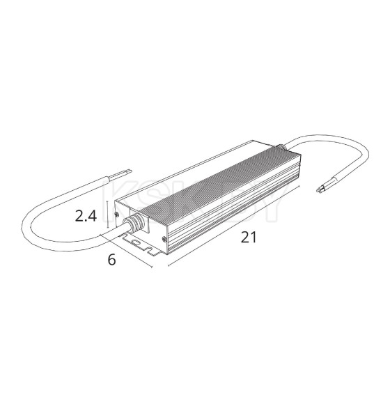 Блок питания Power-Aqua 24В 150Вт 6.3А IP67 Arte Lamp (A241105) 