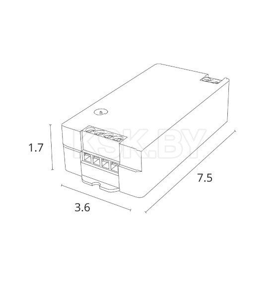 Контроллер SMART для управления лентой 12-24В 1 канал 1х15A RF 2,4ГГц IP20 Arte Lamp (A70C-01CH-WF) 