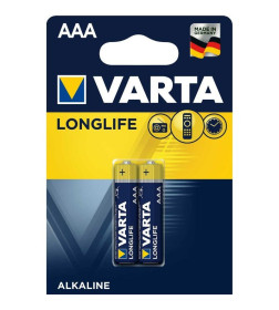 Батарейка AAA LR03 BL-2 (упак. 2шт.) 1.5V Varta LongLife