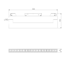 Светильник трековый 18W 3000K черный Slim Magnetic HL03 85209/01 (a067371) 