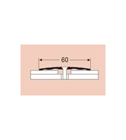 Порог алюминиевый КТМ 60-618Н 1,35м дуб снежный, Беларусь