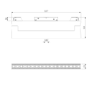 Умный трековый светильник 18W 2700-6500K Dim HL03 черный Slim Magnetic 85196/01 (a066588) 