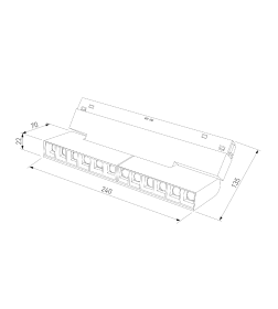 Светильник трековый 22W 4000K Mobi чёрный Slim Magnetic 85191/01