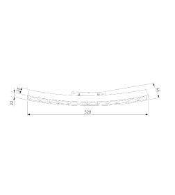 Светильник трековый для радиусного шинопровода 12W 4200K Intenso чёрный Ø800мм Slim Magnetic 85184/01