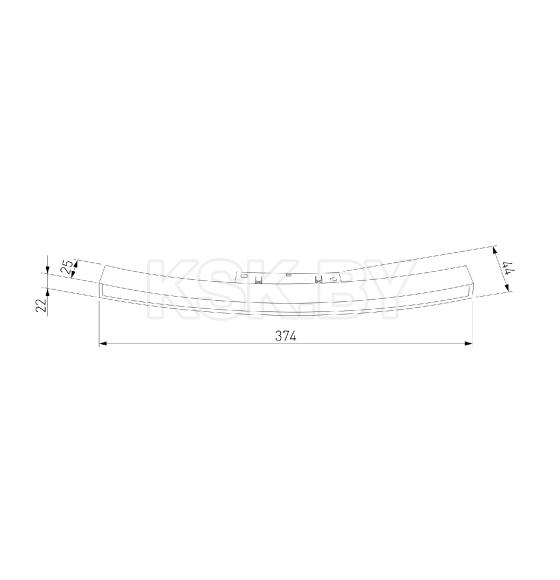 Светильник трековый для радиусного шинопровода 16W 4200K Planar чёрный Ø 1200мм Slim Magnetic 85182/01 (a066510) 