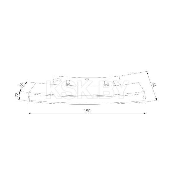 Светильник трековый для радиусного шинопровода 8W 4200K Planar чёрный Ø1200мм Slim Magnetic 85181/01 (a066509) 