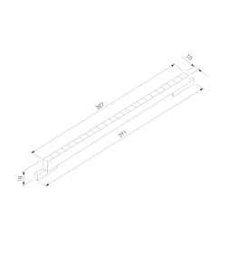 Светильник трековый 22W 3000K черный Mini Magnetic 85169/01