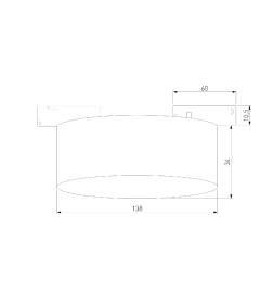 Светильник трековый 12W 3000K черный Mini Magnetic 85161/01