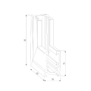 Коннектор угловой внутренний для накладного шинопровода черный Mini Magnetic 85180/00 (a065640) 