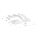 Коннектор угловой для встраиваемого шинопровода черный Mini Magnetic 85177/00 (a065637) 