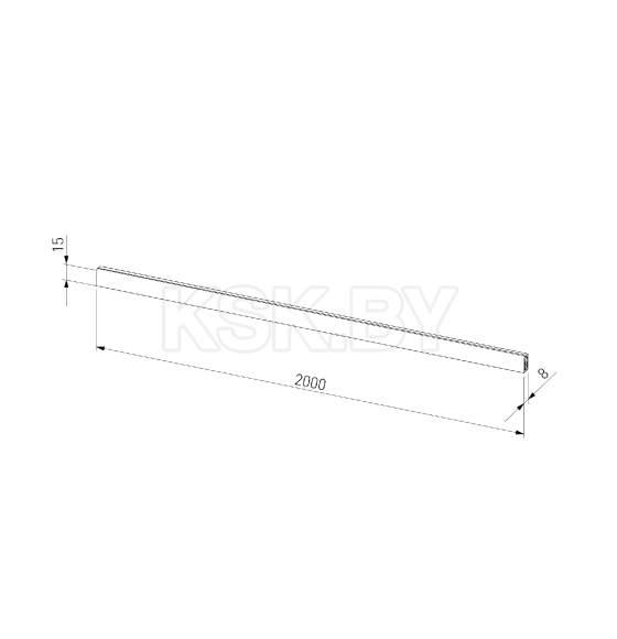 Шинопровод накладной черный 2 м Esthetic Magnetic 85137/00 (a065427) 