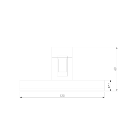 Светильник трековый 7W 3000K черный Esthetic Magnetic 85124/01