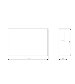 Светильник трековый 6W 3000K черный Esthetic Magnetic 85122/01