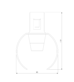 Светильник трековый 3W 3000K черный Esthetic Magnetic 85119/01