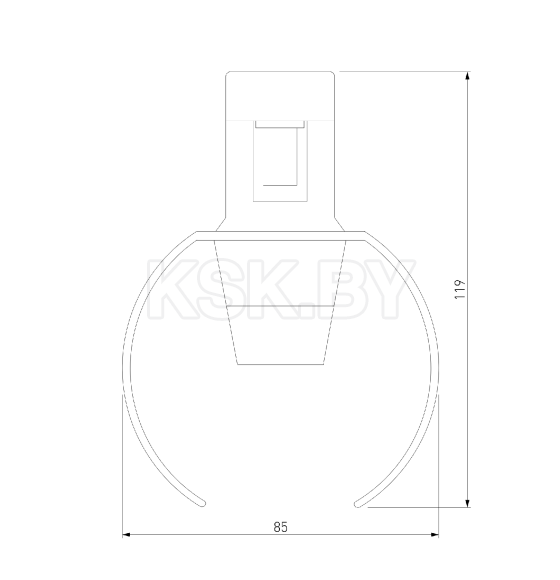 Светильник трековый 3W 3000K черный Esthetic Magnetic 85119/01 (a065420) 