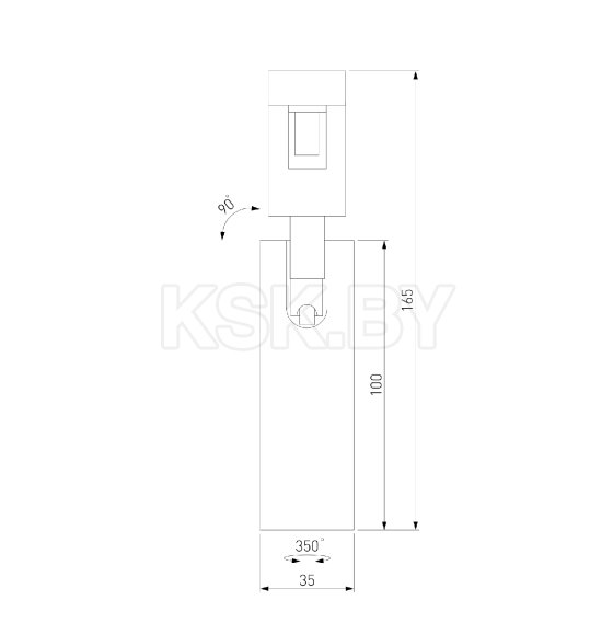 Светильник трековый 5W 3000K черный Esthetic Magnetic 85115/01 (a065416) 