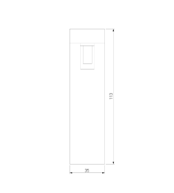 Светильник трековый 5W 3000K черный Esthetic Magnetic 85114/01