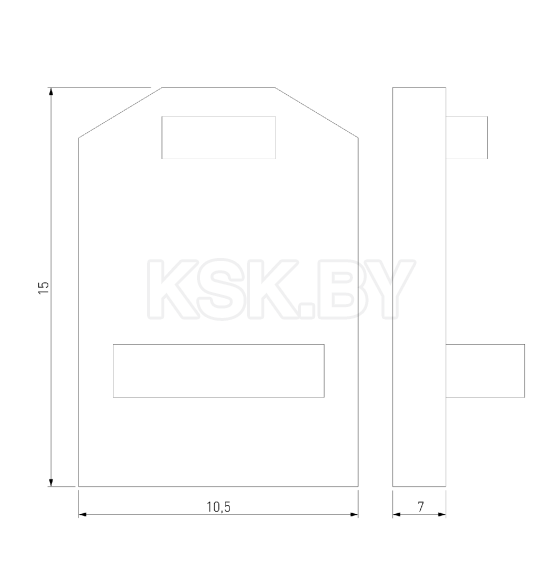 Заглушки для шинопровода (2 шт.) Mini Magnetic 85174/00 (a065634) 