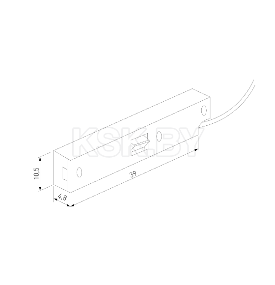 Ввод питания черный Mini Magnetic 85172/00 (a065632) 