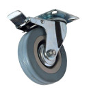 Поворотная колесная опора с торм. сер. рез. SCgb 93m (SCgb 93m) 