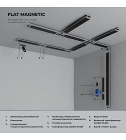 Трансформатор 100W (черный) 95044/00 Flat Magnetic