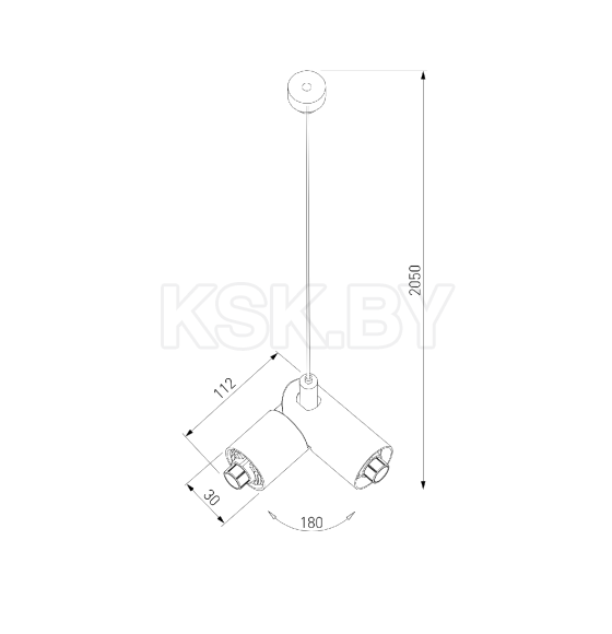 Набор подвеса угловой с питанием черный Module System 85187/00 (a066184) 