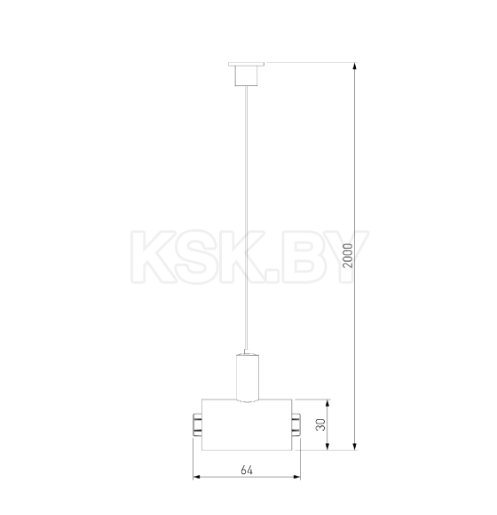 Набор подвеса с питанием черный Module System 85185/00 (a066182) 