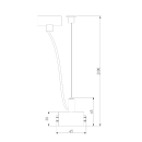 Набор подвеса с вводом питания черный Module System 85184/00 (a066181) 