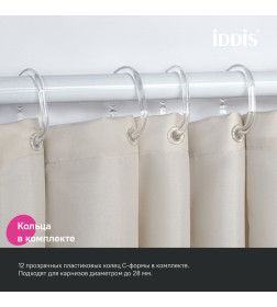 Штора для ванной (бежевый) IDDIS BS02P18i11