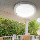 Светильник ЖКХ светодиодный настенно-потолочный IP65 D210мм 18Вт 6500К 1710Лм матовый (ЭРА SPB-201-0-65K-018 ) 