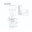 Унитаз напольный Triton-Pro Astro AO-2345 (Щ0000058891) 