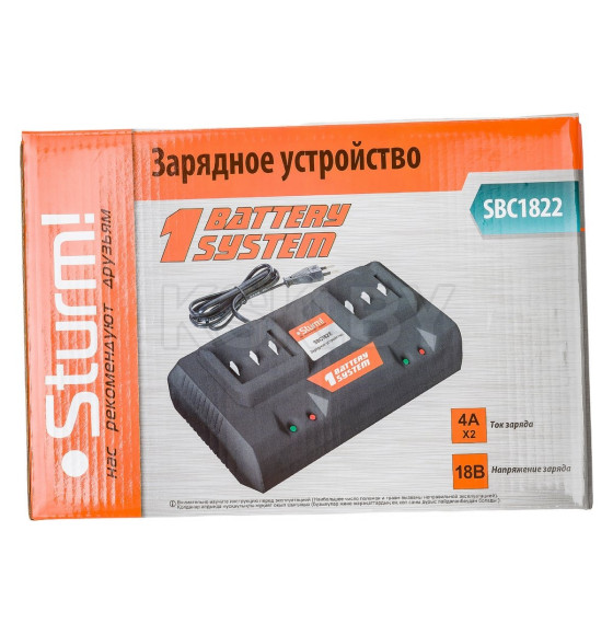 Зарядное устройство 18V, 4.0A Sturm! SBC1822 (SBC1822) 