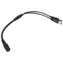 Разветвитель питания для видеокамер 1 гнездо (папа) JACK-2, штекер 2 выхода (мама) JACK (GF-JACK1F-2M) 