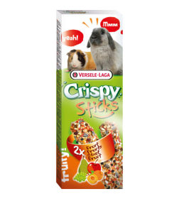 Палочки-лакомства для кроликов и морских свинок с фруктами Crispy Sticks, 110г