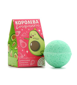 Увлажняющая бомбочка с гиалуроновой кислотой 40 г "Королева вечеринки", аромат цитрус