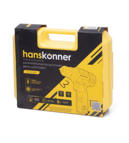 Дрель-шуруповерт аккумуляторная Hanskonner HCD1230R