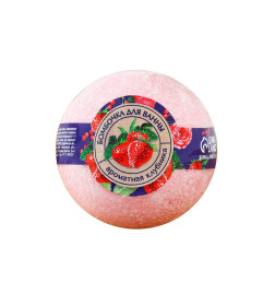 Бурлящий шар "Кладовая красоты", с ароматом клубники, 120 г 7082141