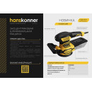 Шлифмашина эксцентриковая Hanskonner HOS8145R (HOS8145R)