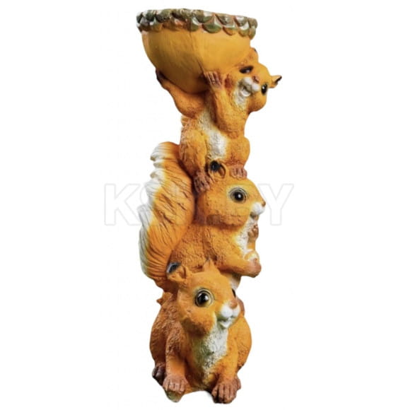 Фигура садовая три белки, 40*22см.,арт.сф-8008 (СФ-8008) 