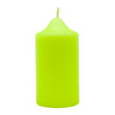 Свеча бочонок 50 х 100, ОС, плёнка, НЕОН, жёлтый, Россия (5070817) 